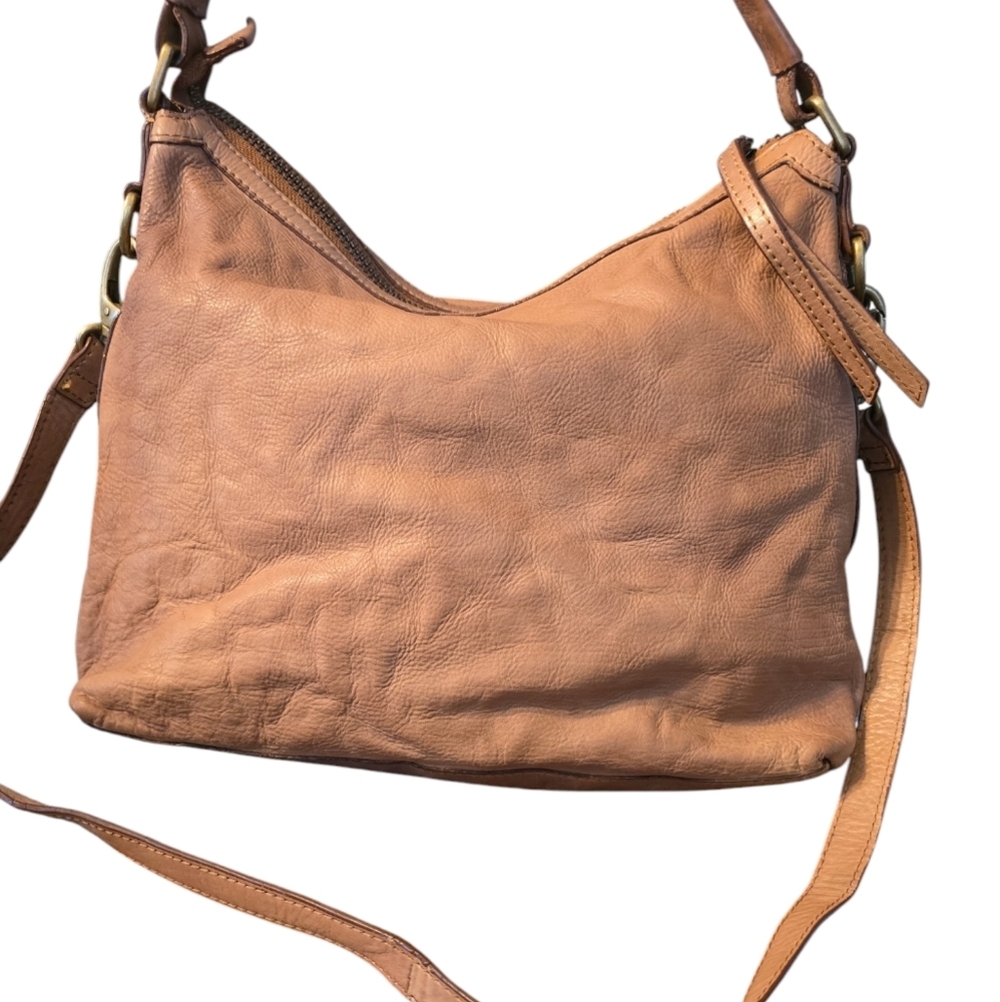 FRYE AND CO. Tan Leather Shoulder Bag